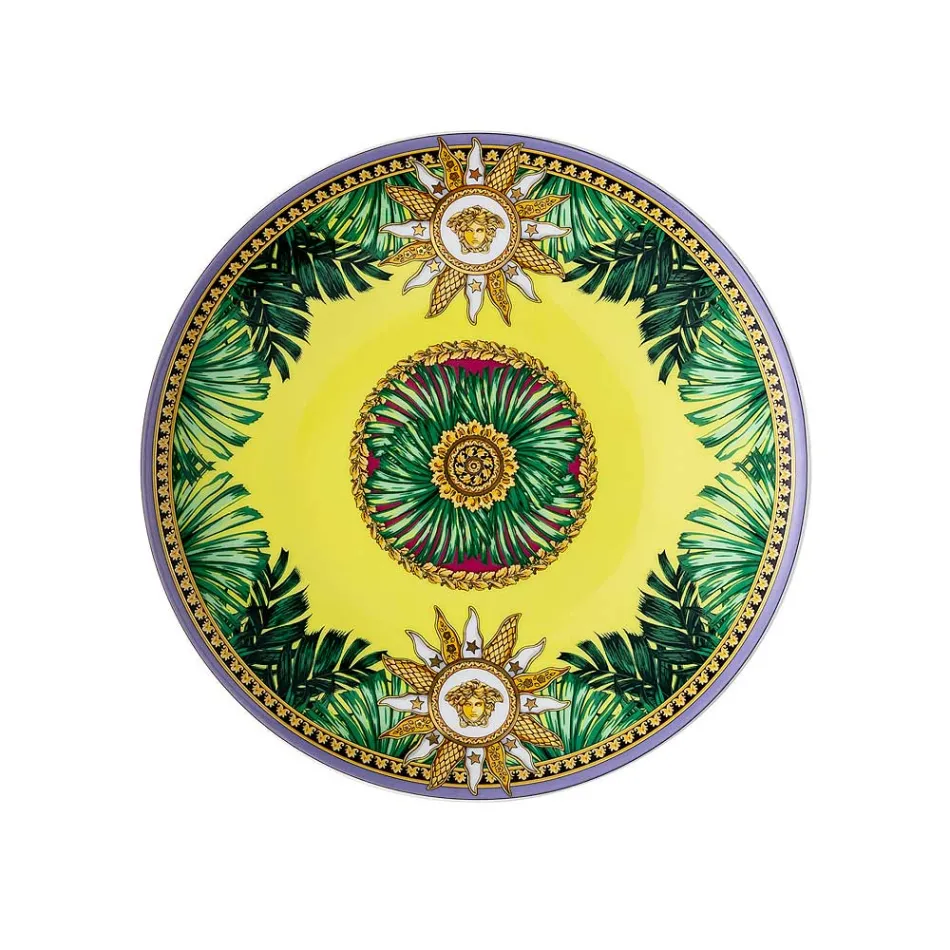 Rosenthal Versace Jungle Animalier 4 middagstallerkener Diameter 17 cm - Animalier Viadurini