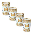 Rosenthal Versace Le Jardin 4 grebsløse briller med naturlige elementer - Medusa Viadurini