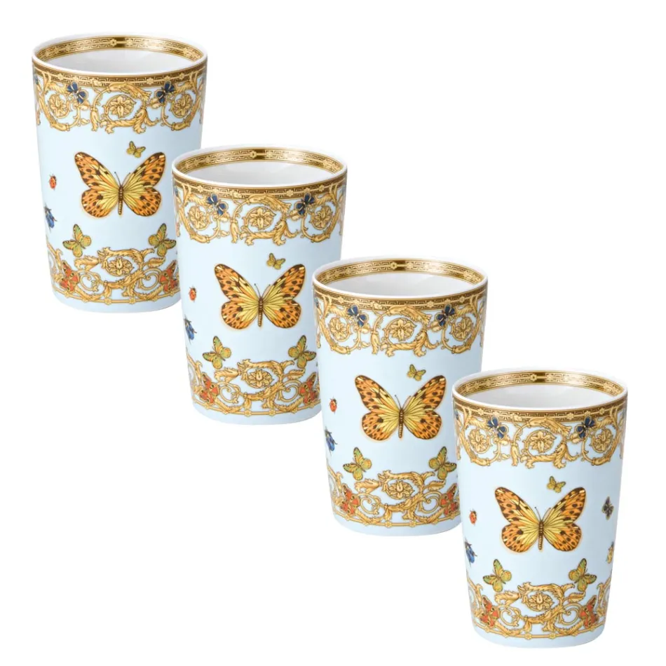 Rosenthal Versace Le Jardin 4 grebsløse briller med naturlige elementer - Medusa Viadurini