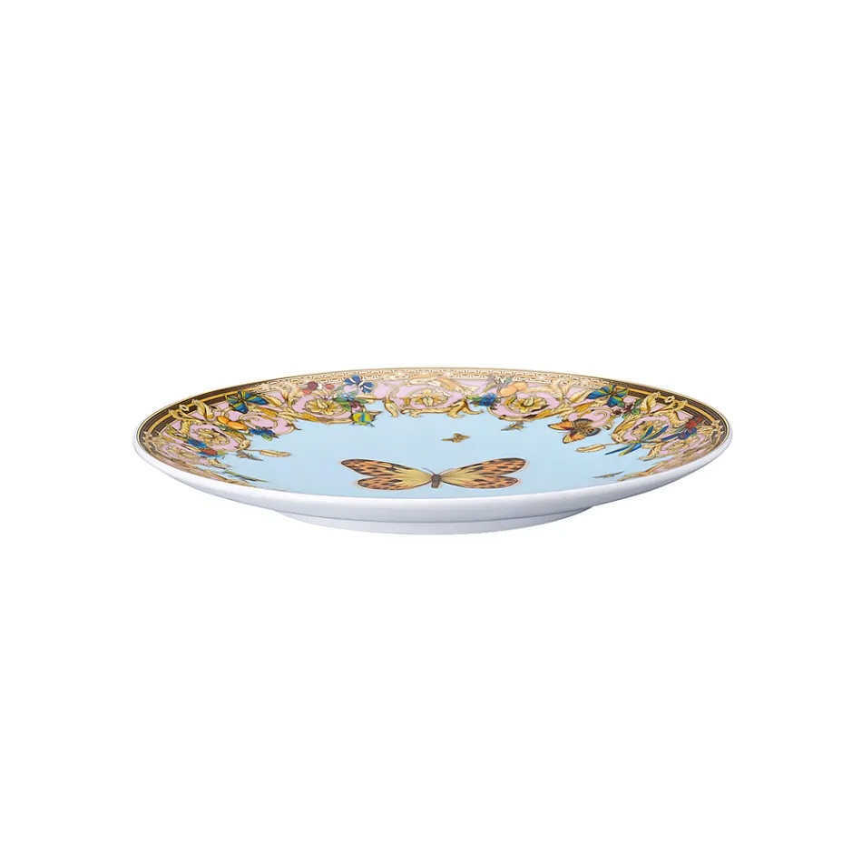 Rosenthal Versace Le Jardin 4 middagstallerkener Diameter 17 cm i porcelæn - Jardin Viadurini