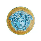 Rosenthal Versace Medusa Amplified 4 middagstallerkener Diameter 17 cm - Medusaamplifield Viadurini