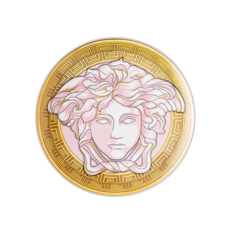 Rosenthal Versace Medusa Amplified 4 middagstallerkener Diameter 17 cm - Medusaamplifield Viadurini