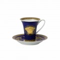 Rosenthal Versace Medusa Blå Cup høj porcelæn design Kaffe