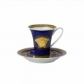 Rosenthal Versace Medusa Blå Cup høj porcelæn design Kaffe