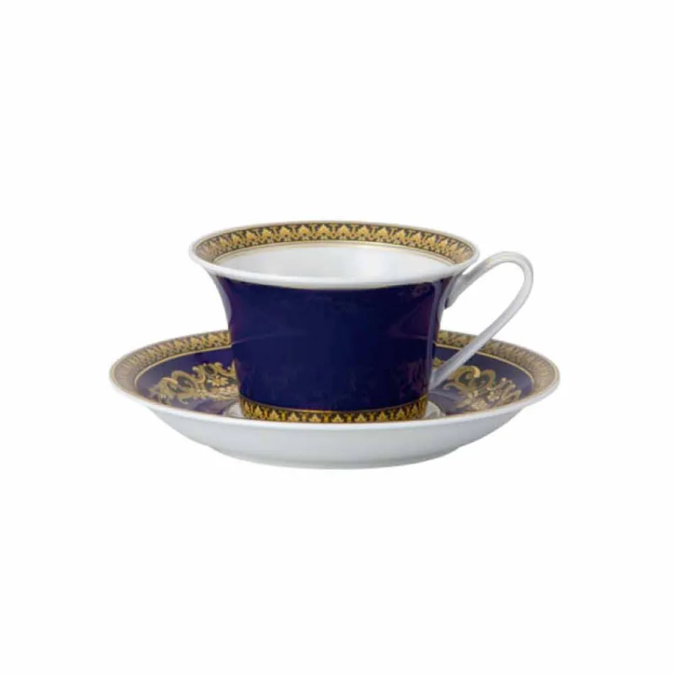Rosenthal Versace Medusa Blå Mug af moderne design porcelæn te Viadurini