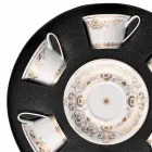 Rosenthal Versace Medusa Gala Gold sæt porcelæn te kopper 6 pzz Viadurini