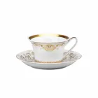 Rosenthal Versace Medusa Gala Gold sæt porcelæn te kopper 6 pzz Viadurini