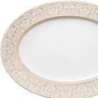 Rosenthal Versace Medusa Gala 40cm porcelæn oval plade design Viadurini