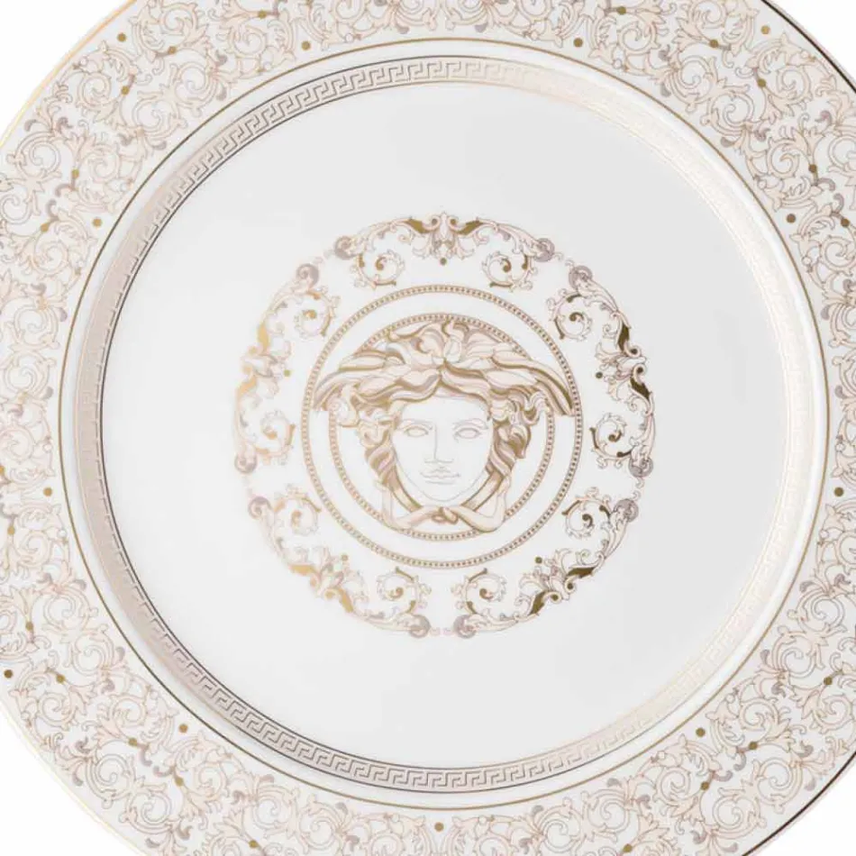 Rosenthal Versace Medusa Gala fad porcelæn design pladsholder Viadurini