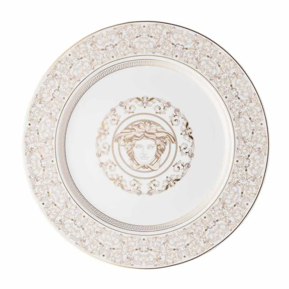 Rosenthal Versace Medusa Gala fad porcelæn design pladsholder Viadurini