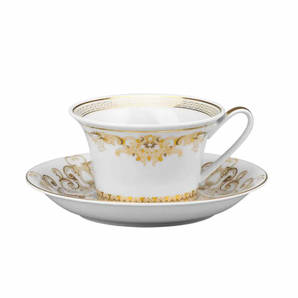 Rosenthal Versace Medusa Gala Cups porcelæn te 6 stykker Viadurini