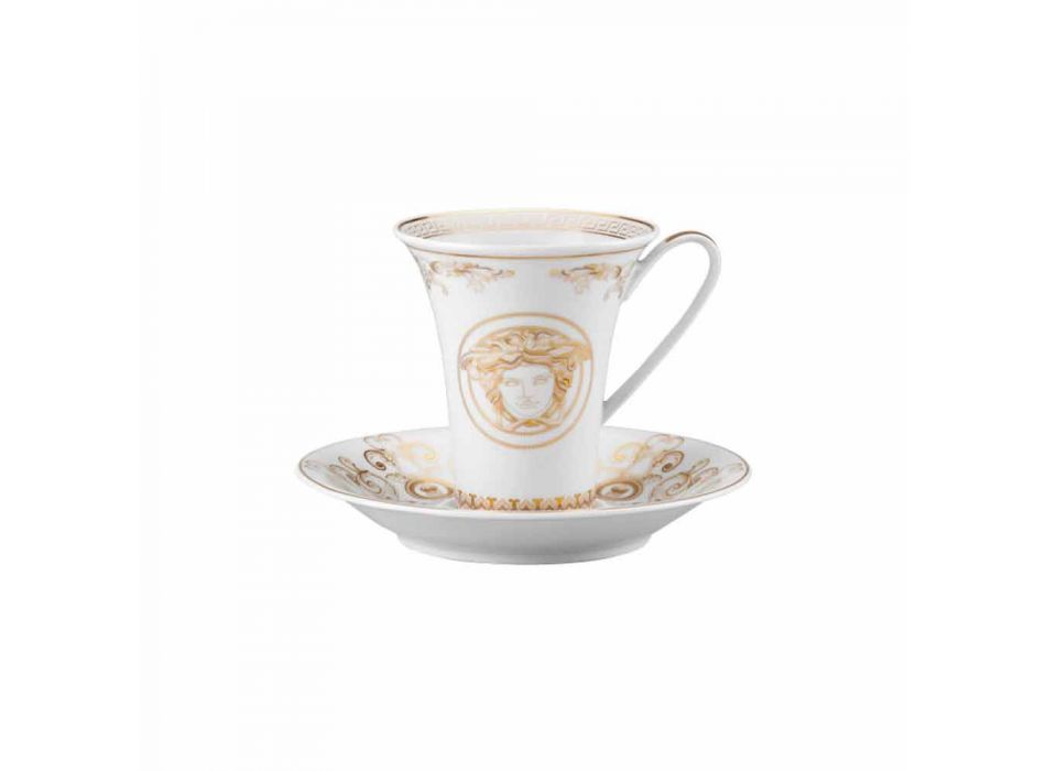 Rosenthal Versace Medusa Gala Cup høj porcelæn design Kaffe Viadurini