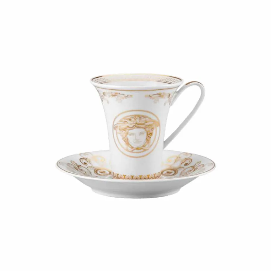 Rosenthal Versace Medusa Gala Cup høj porcelæn design Kaffe Viadurini