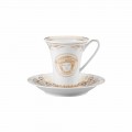 Rosenthal Versace Medusa Gala Cup høj porcelæn design Kaffe