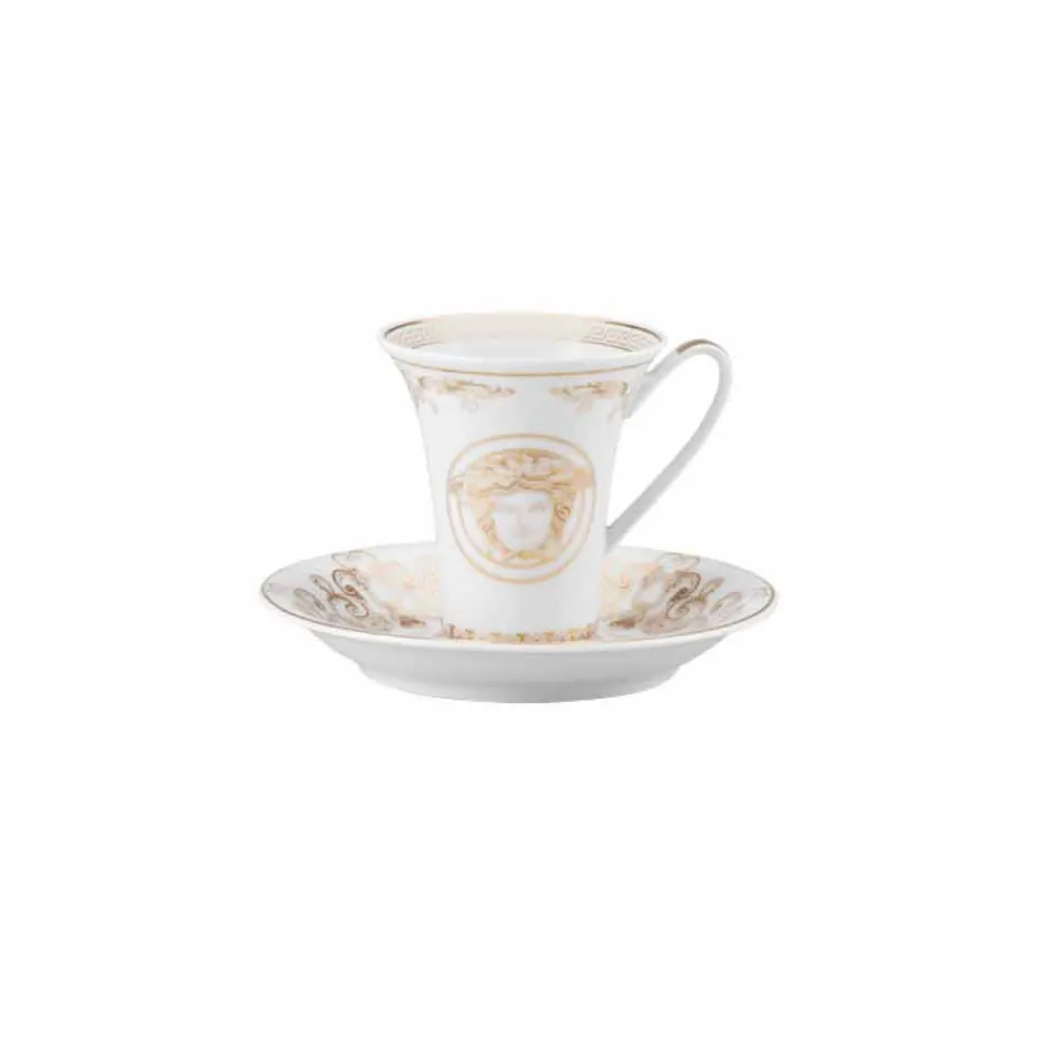 Rosenthal Versace Medusa Gala Cup Porcelæn Kaffe Design Viadurini