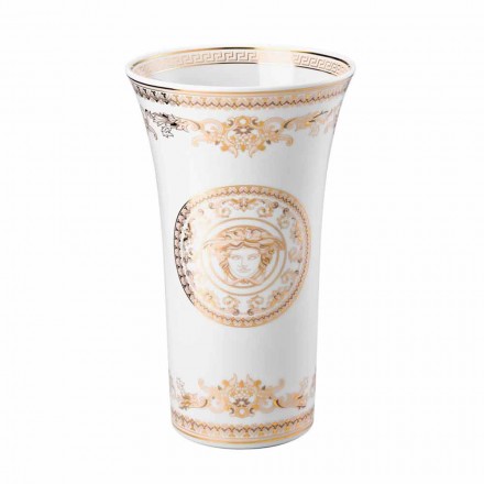 Rosenthal Versace Medusa Gala design porcelæn vase h 26cm Viadurini