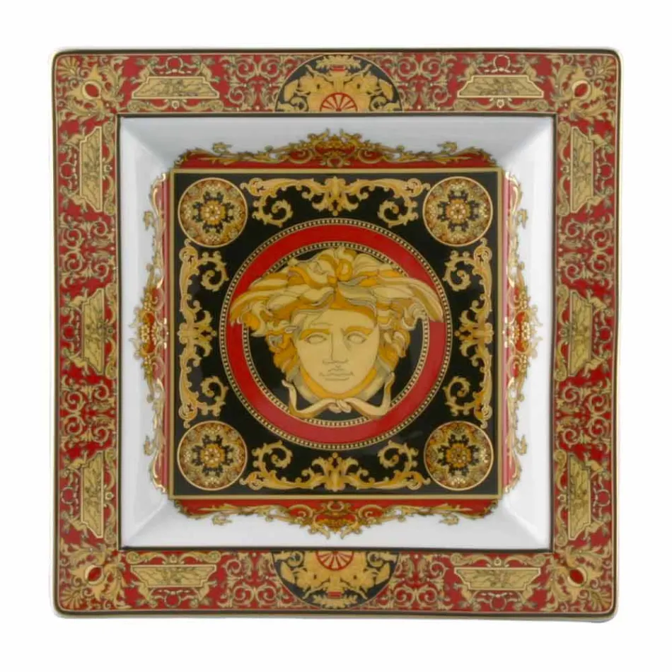 Rosenthal Versace Medusa Rød design Cup porcelæn 22cm Viadurini