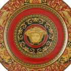 Rosenthal Versace Medusa Red Plate pladsholder 30cm porcelæn Viadurini