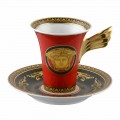 Rosenthal Versace Medusa Red Cup Coffee High Porcelæn Design