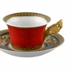 Rosenthal Versace Medusa Red Cup moderne design porcelæn te Viadurini