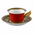 Rosenthal Versace Medusa Red Cup moderne design porcelæn te