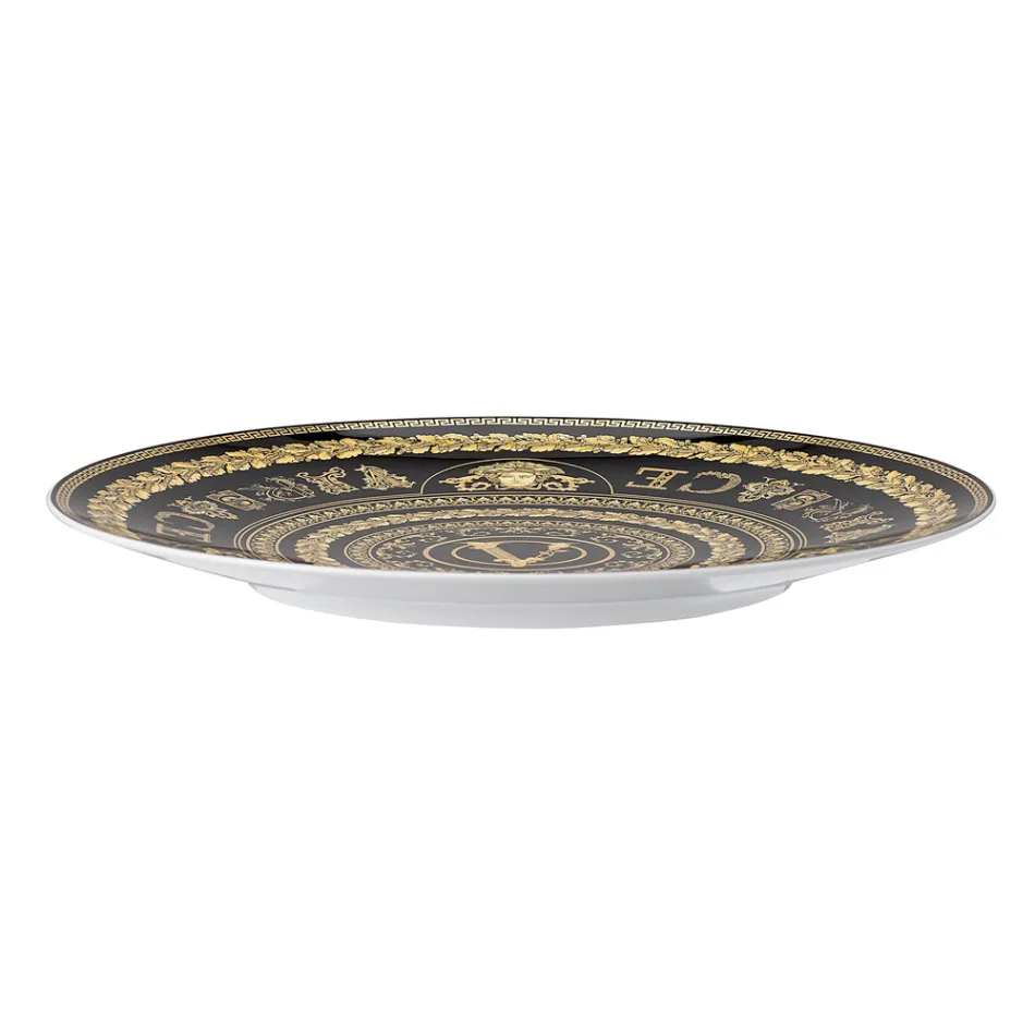 Rosenthal Versace Virtus Gala Pladsholder tallerken Diameter 33 cm i porcelæn - barok Viadurini