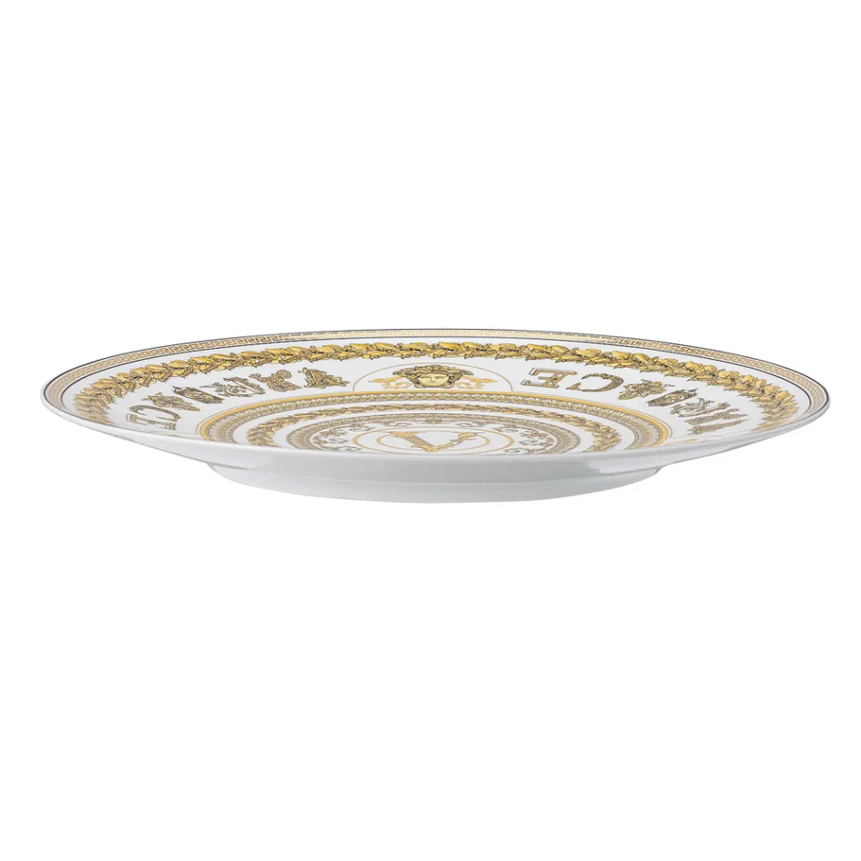 Rosenthal Versace Virtus Gala Pladsholder tallerken Diameter 33 cm i porcelæn - barok Viadurini