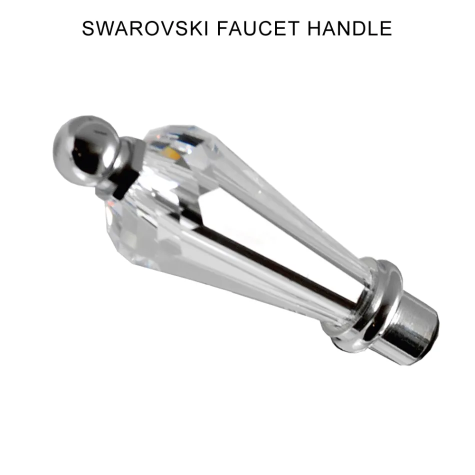 Klassisk enkelthuls bidethane med håndlavede messinggreb - Noriana Viadurini