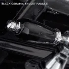 Klassisk enkelthuls bidethane med håndlavede messinggreb - Noriana Viadurini