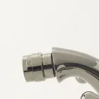 Enkelthuls-bidethane i messing med affald i klassisk stil - Ercolina Viadurini