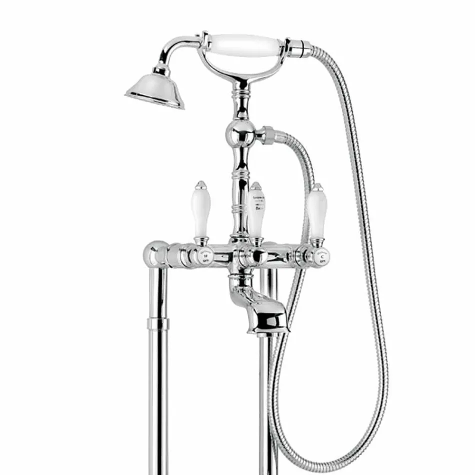 Klassisk messing badekarhane fremstillet i Italien - Riko Viadurini