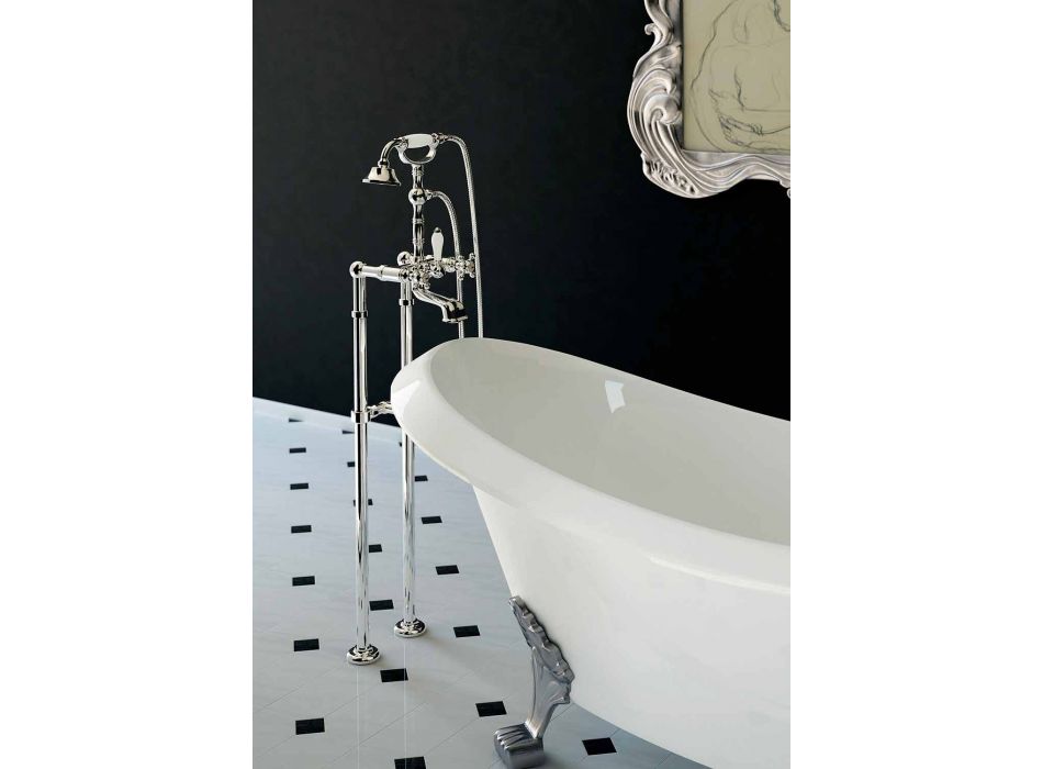 Klassisk messing badekarhane fremstillet i Italien - Riko Viadurini