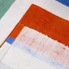 Håndmalet hamp Runner italiensk kunst unikt stykke - mærker Viadurini