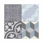 Modern design bordløber i pvc og polyester mønster - Belita Viadurini