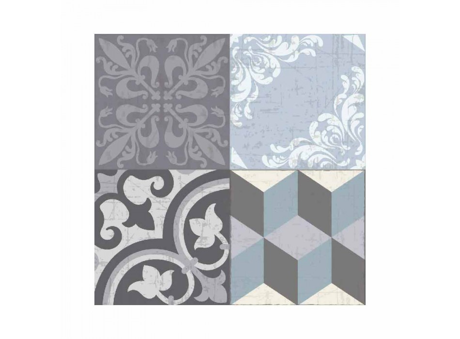 Modern design bordløber i pvc og polyester mønster - Belita Viadurini