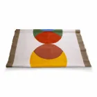 Håndmalet italiensk hamp løber et stykke - mærker Viadurini