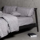 Dynebetræk af hør Opbevaringspose med Sinergia blonder og knapper - Energis Viadurini