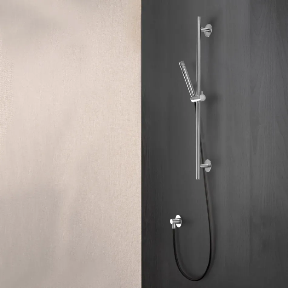 Minimal rustfrit stål AISI 316L Vandhane og fatning - Kløer Viadurini