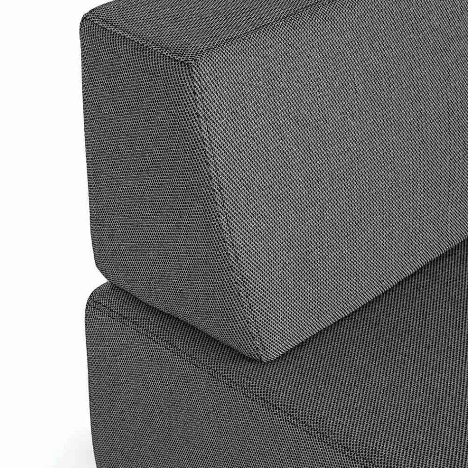 Moderne design udendørs hjørne lounge i homemotion stof - Benito Viadurini