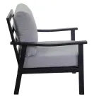 Stue bestående af 1 sofa, 2 lænestole og 1 sofabord - Ticket Viadurini