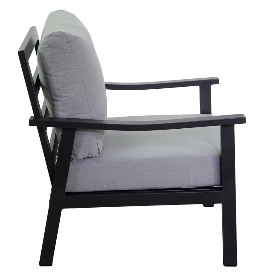 Stue bestående af 1 sofa, 2 lænestole og 1 sofabord - Ticket Viadurini