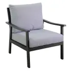 Stue bestående af 1 sofa, 2 lænestole og 1 sofabord - Ticket Viadurini