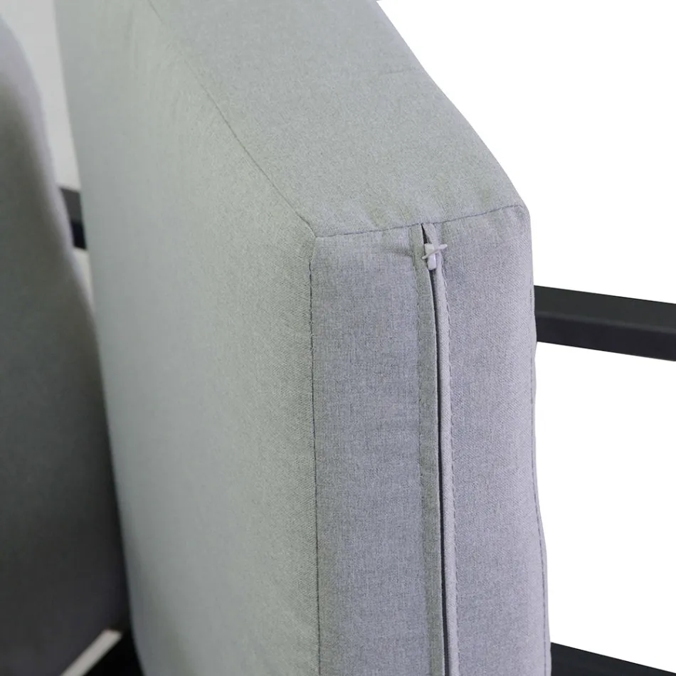 Stue bestående af 1 sofa, 2 lænestole og 1 sofabord - Ticket Viadurini