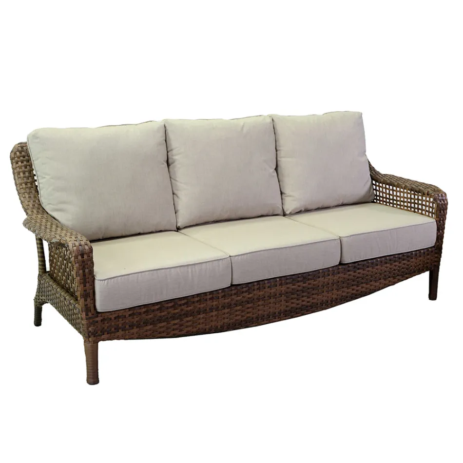 Stue bestående af 2 lænestole, 1 sofa og 1 sofabord - parasol Viadurini