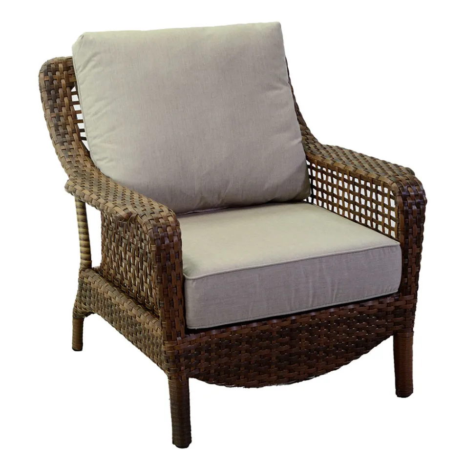 Stue bestående af 2 lænestole, 1 sofa og 1 sofabord - parasol Viadurini