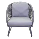 Stue bestående af 2 lænestole med sofabord - Kuffert Viadurini