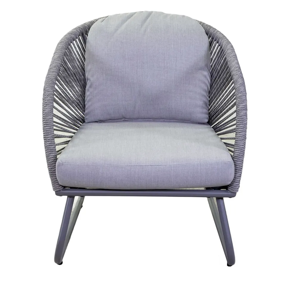 Stue bestående af 2 lænestole med sofabord - Kuffert Viadurini