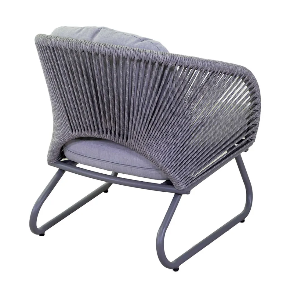 Stue bestående af 2 lænestole med sofabord - Kuffert Viadurini