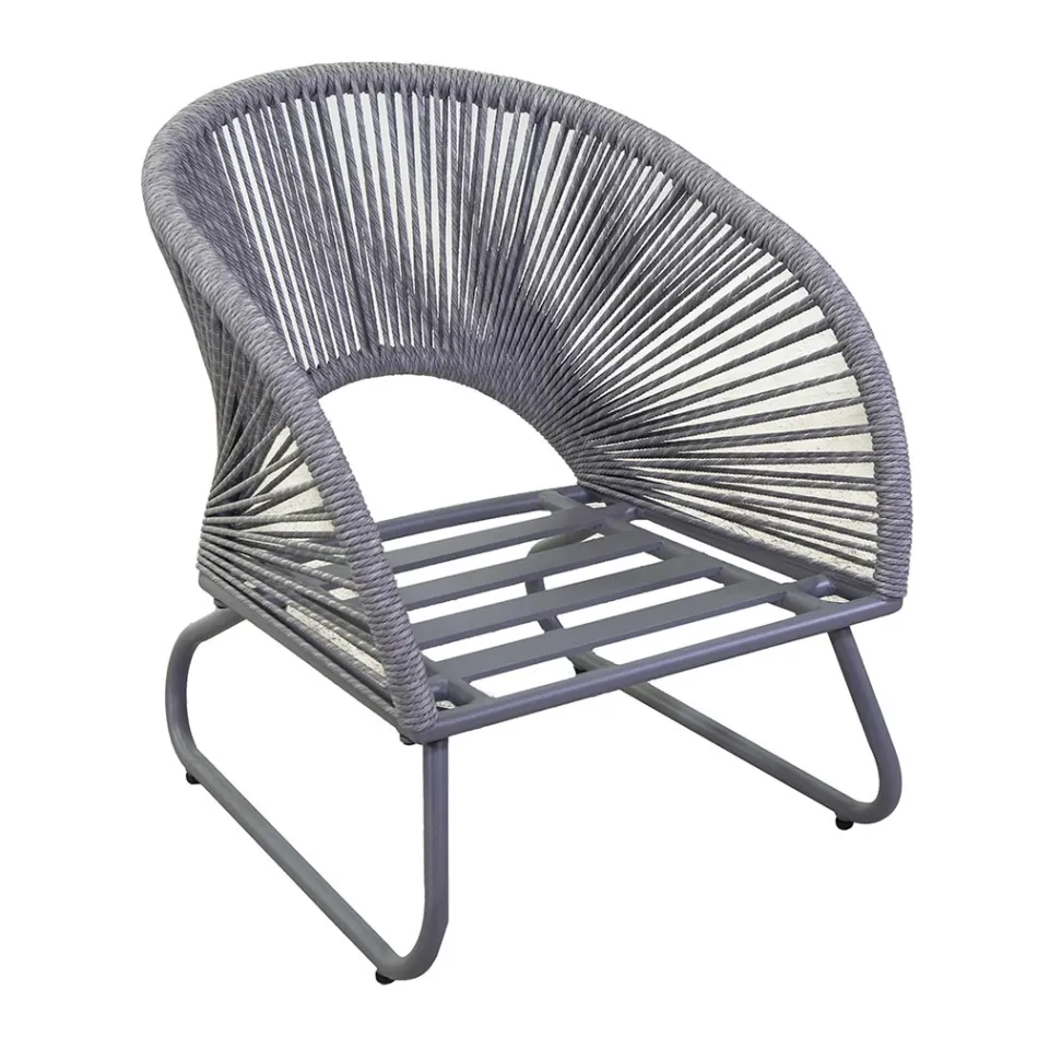 Stue bestående af 2 lænestole med sofabord - Kuffert Viadurini