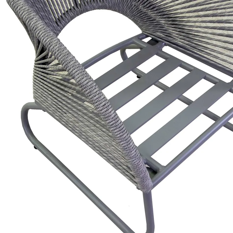 Stue bestående af 2 lænestole med sofabord - Kuffert Viadurini